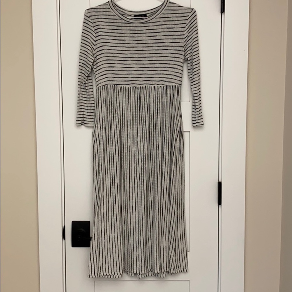 Roolee MIDI striped dress